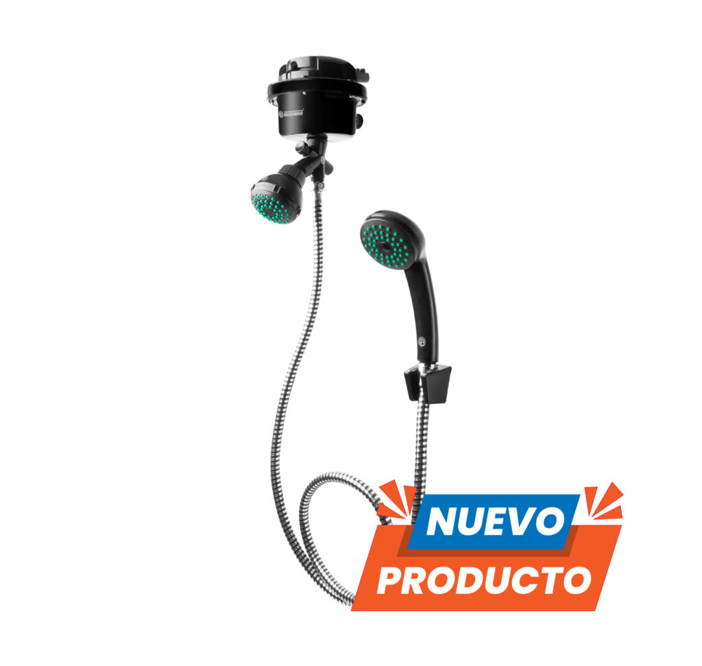 DUCHA FUSIÓN DIRIGIBLE NEGRA 110 V